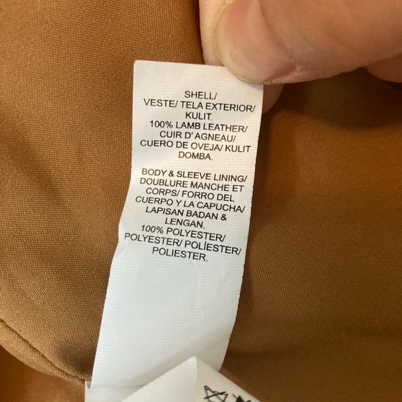 Lucky Brand Genuine Leather Jacket - Size XS - Picture 10 of 12